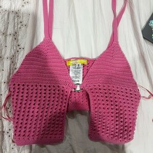 Urban Outfitters Pink Knit Top